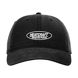 RICHARDSON TWILL DAD CAP BRUSHED BLACK